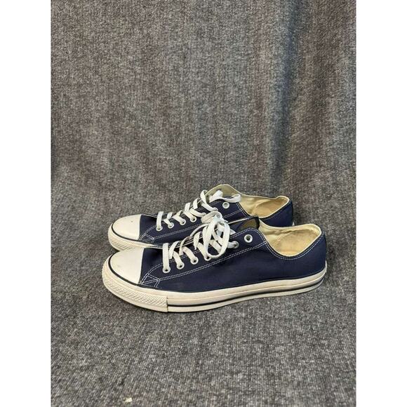 Converse Chuck Taylor All Star Low Top Navy Canvas Shoes – Men’s Size 13 - Picture 3 of 6